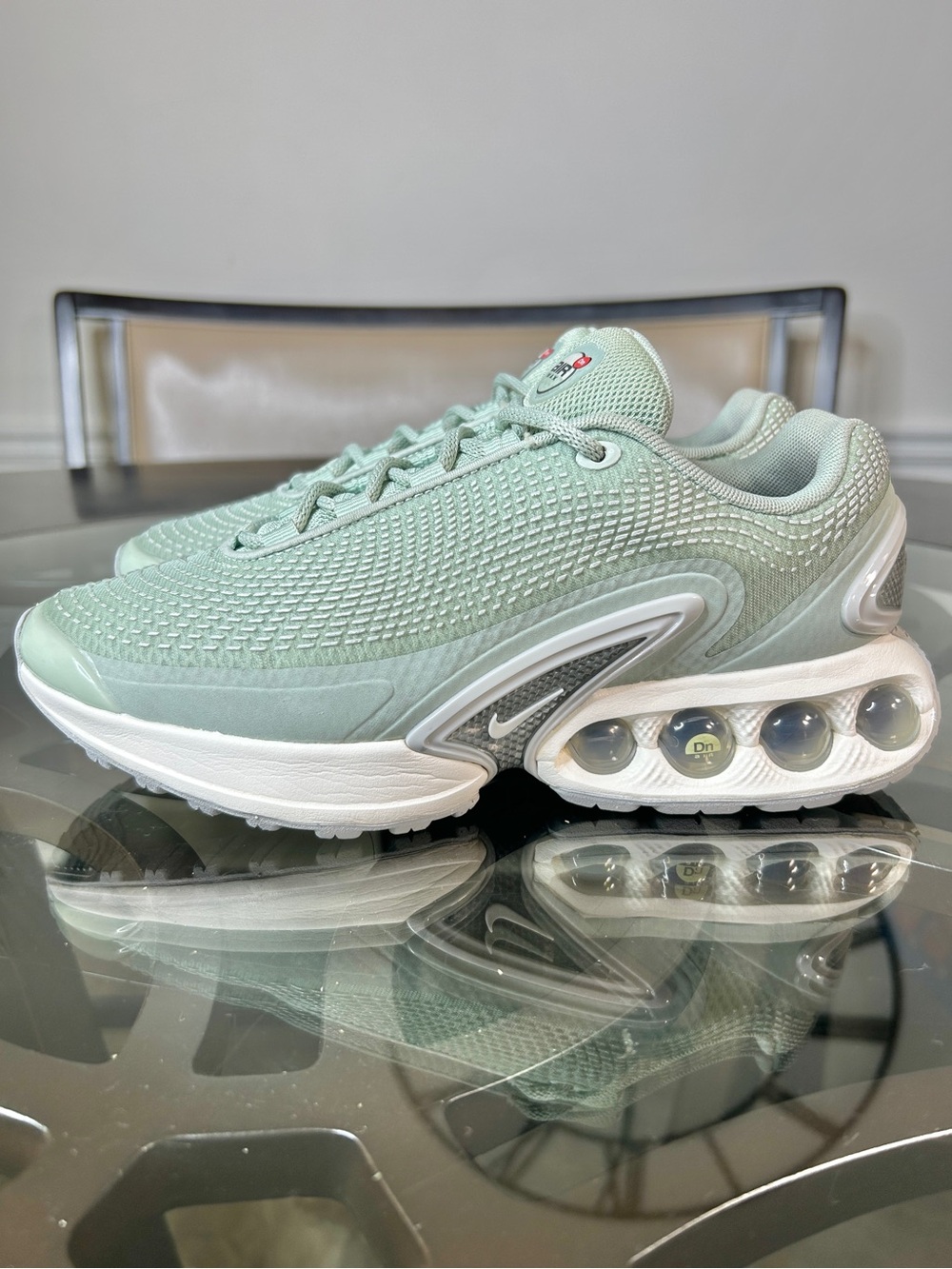 Nike Air Max Dn All Day Mint Foam Light Orewood Brown Womens Size 7.5 HJ9636-001